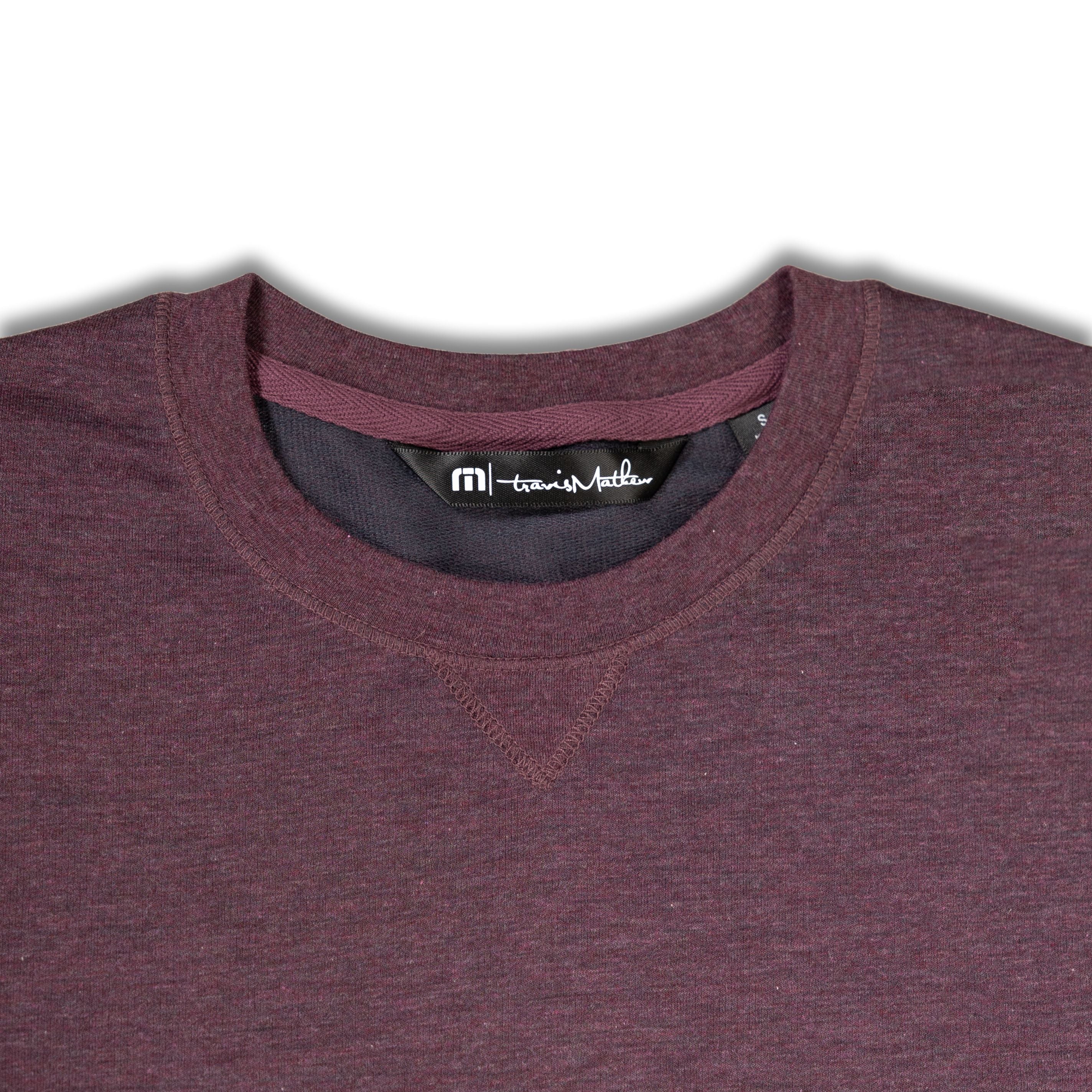 Travis Mathew Fink 2.0 Maroon Crewneck - Image 5