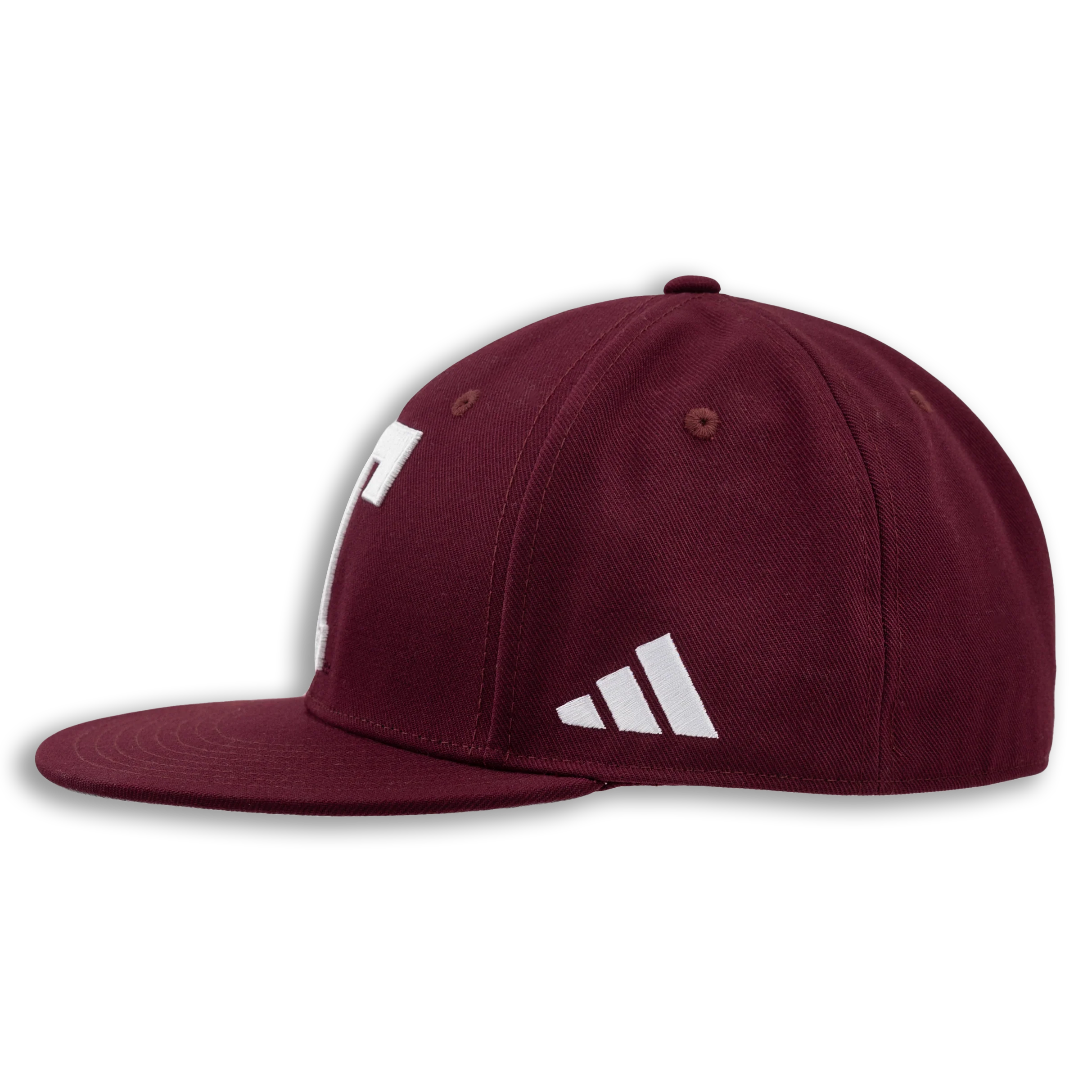 Texas A&M Adidas Block T Fitted On-Field Baseball Cap - Image 3