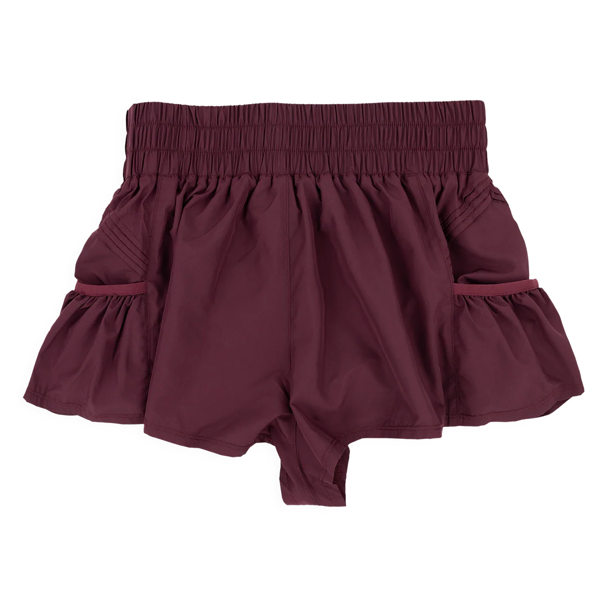 Flowy Swing Maroon Shorts - Image 3