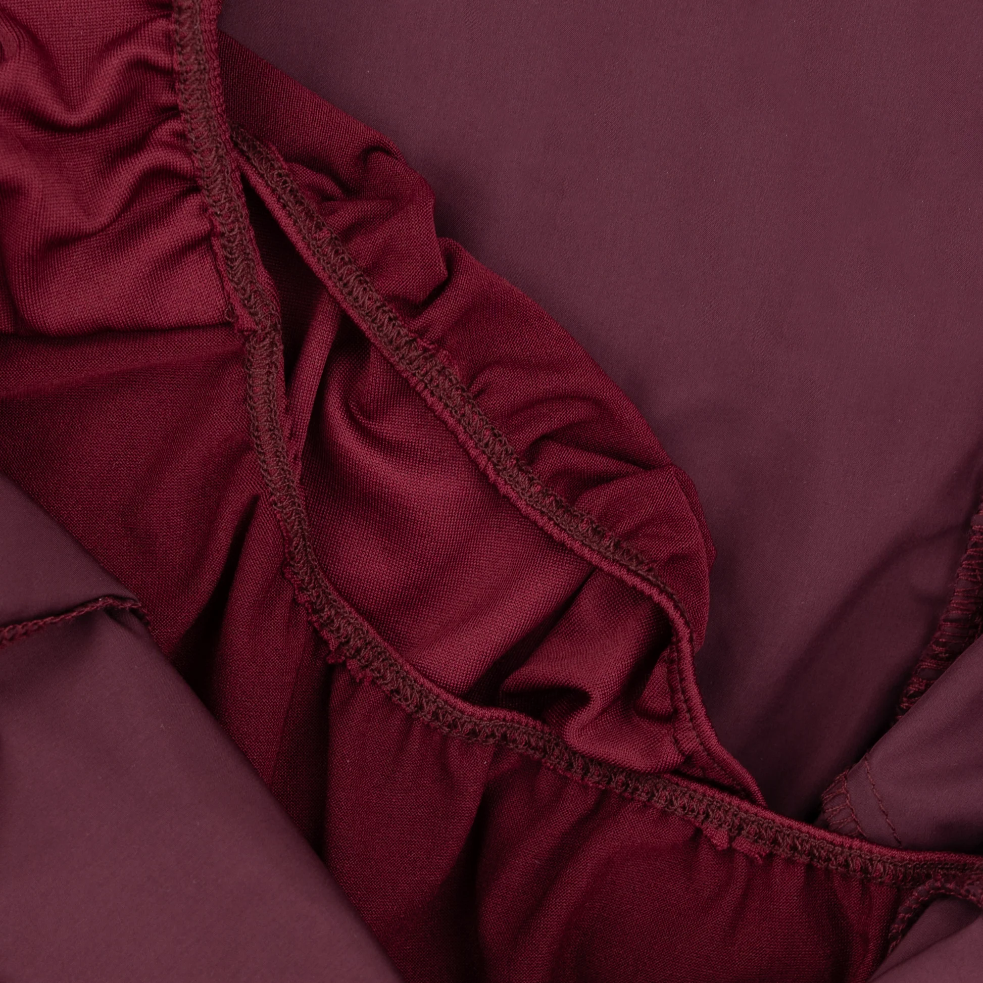 Flowy Swing Maroon Shorts - Image 5