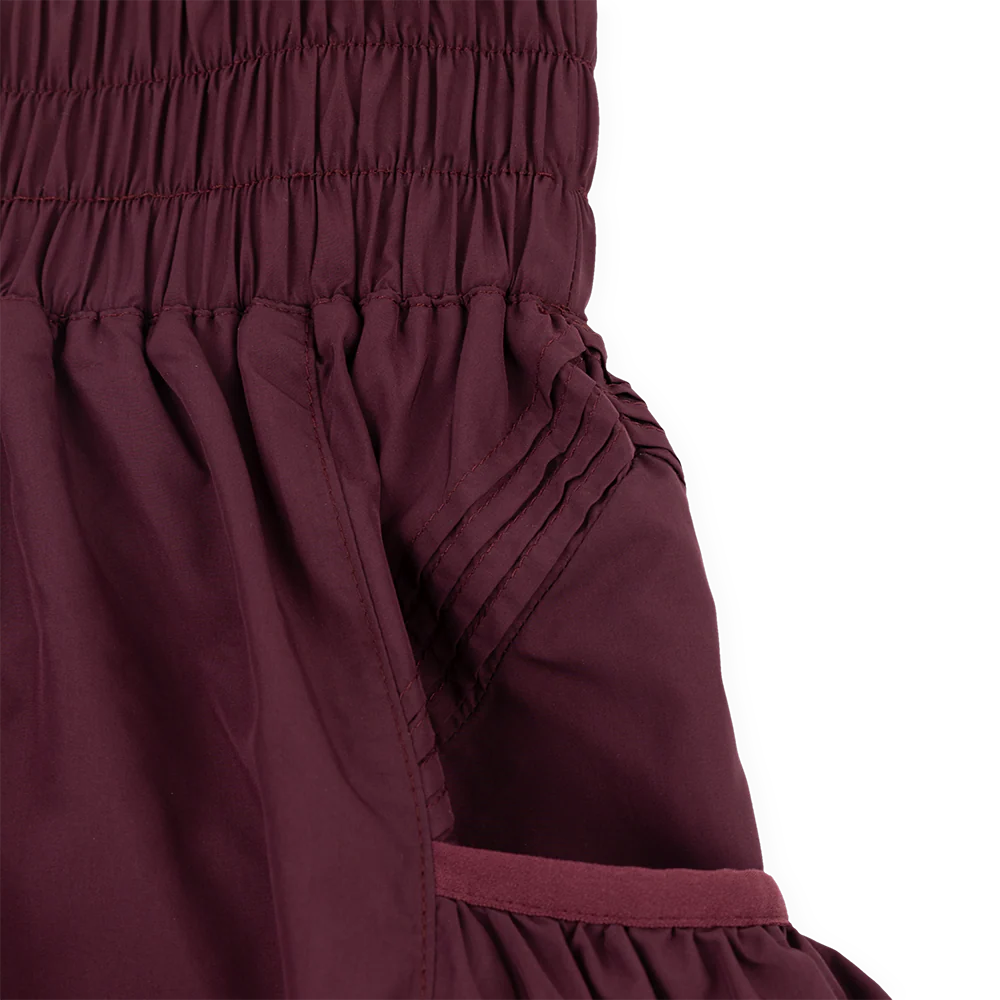 Flowy Swing Maroon Shorts - Image 6
