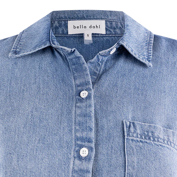Fray Hem Button Down - Image 2