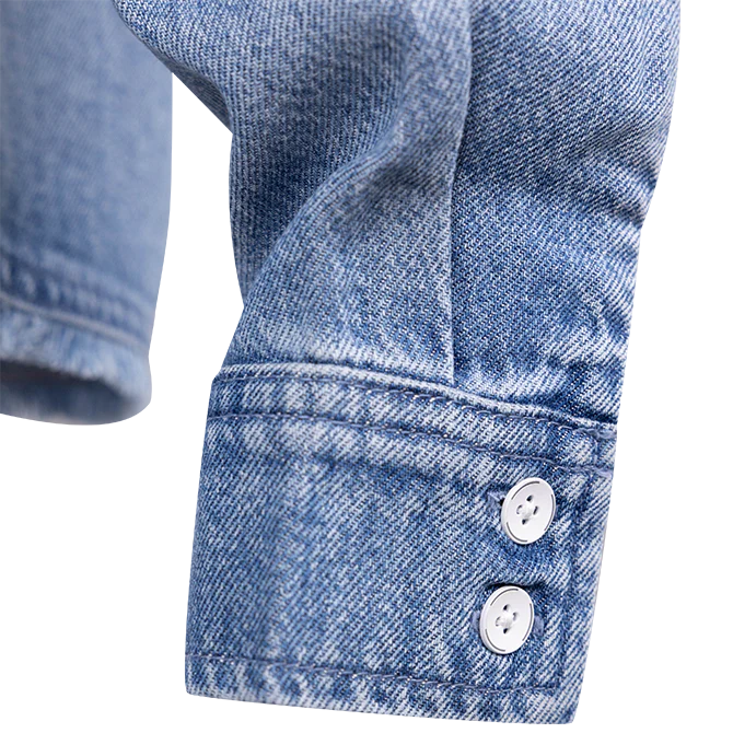 Fray Hem Button Down - Image 4