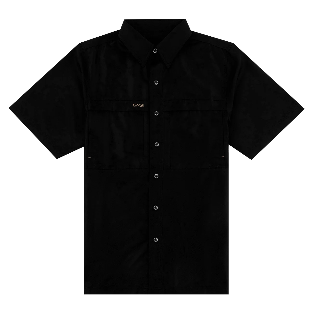 GameGuard Black Microfiber Button Down