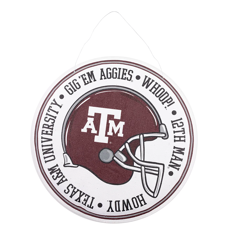 Gig 'Em Aggies Helmet Wreath