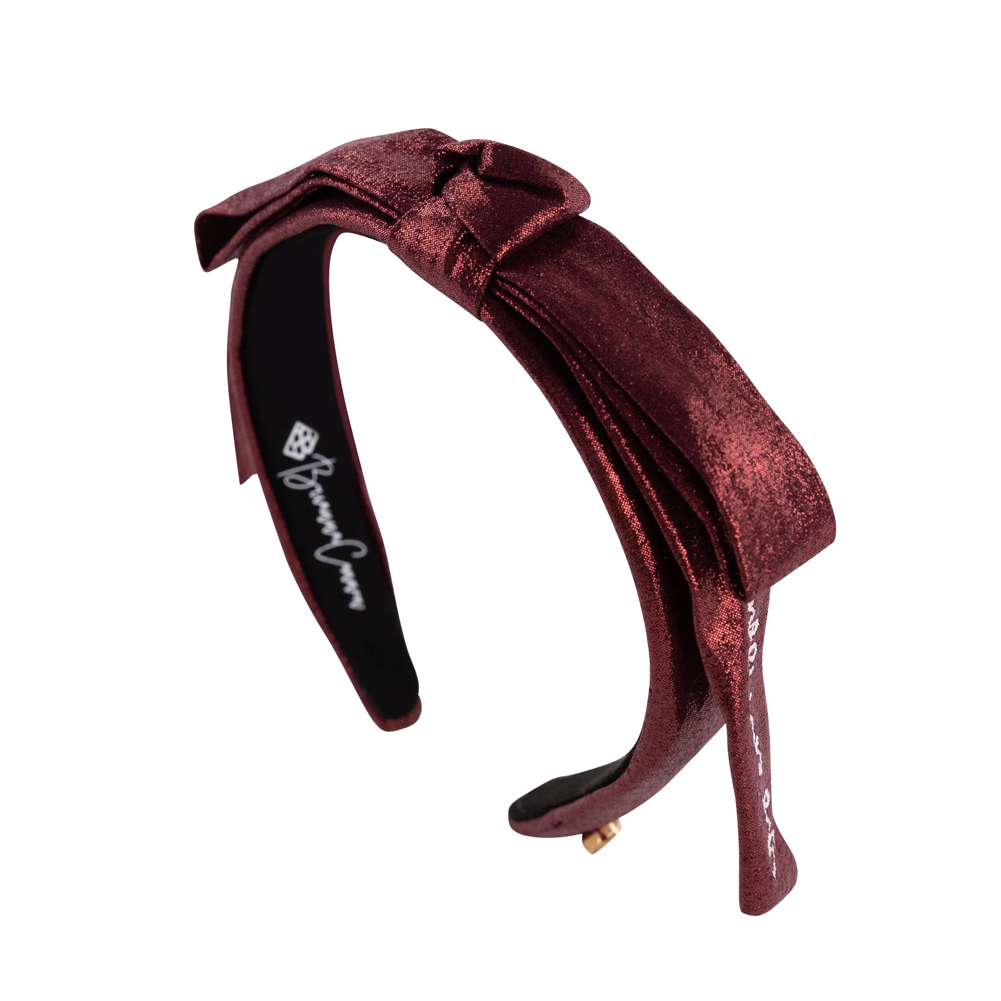 Gig 'Em Aggies Thin Embroidered Ribbon Bow Headband - Image 2