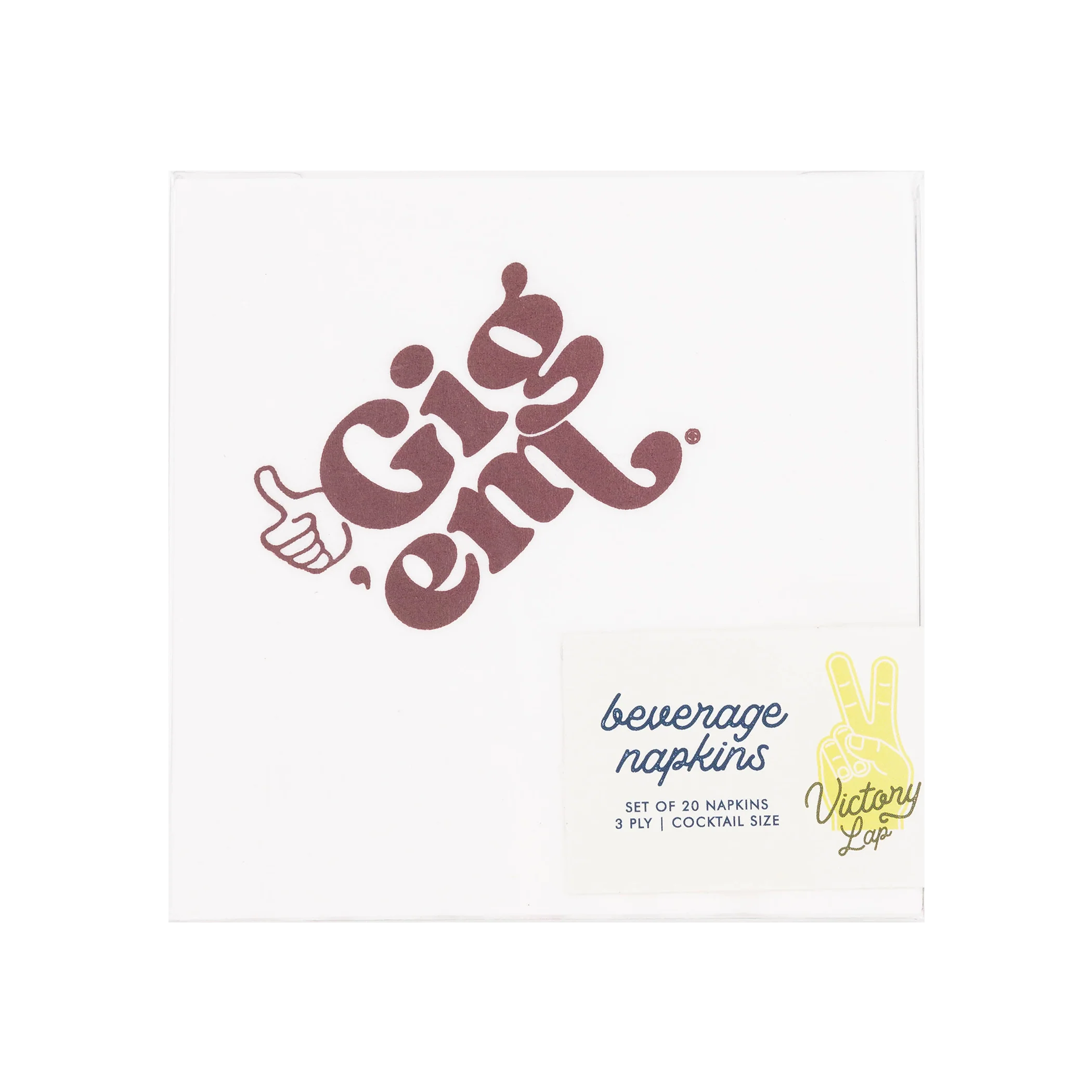 Gig 'Em Napkins