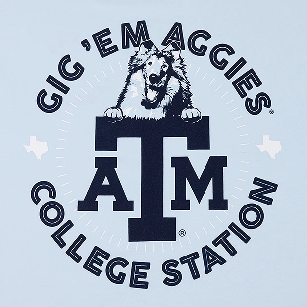 Texas A&M Aggies Gig 'Em Reveille Over T-Shirt - Image 2
