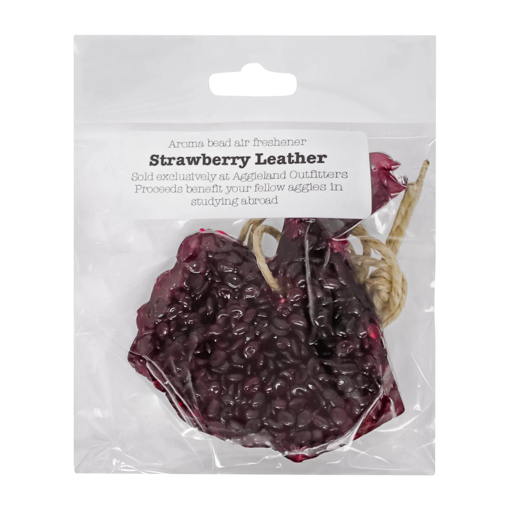 Gig em Strawberry Leather Bead Air Fresh - Image 3