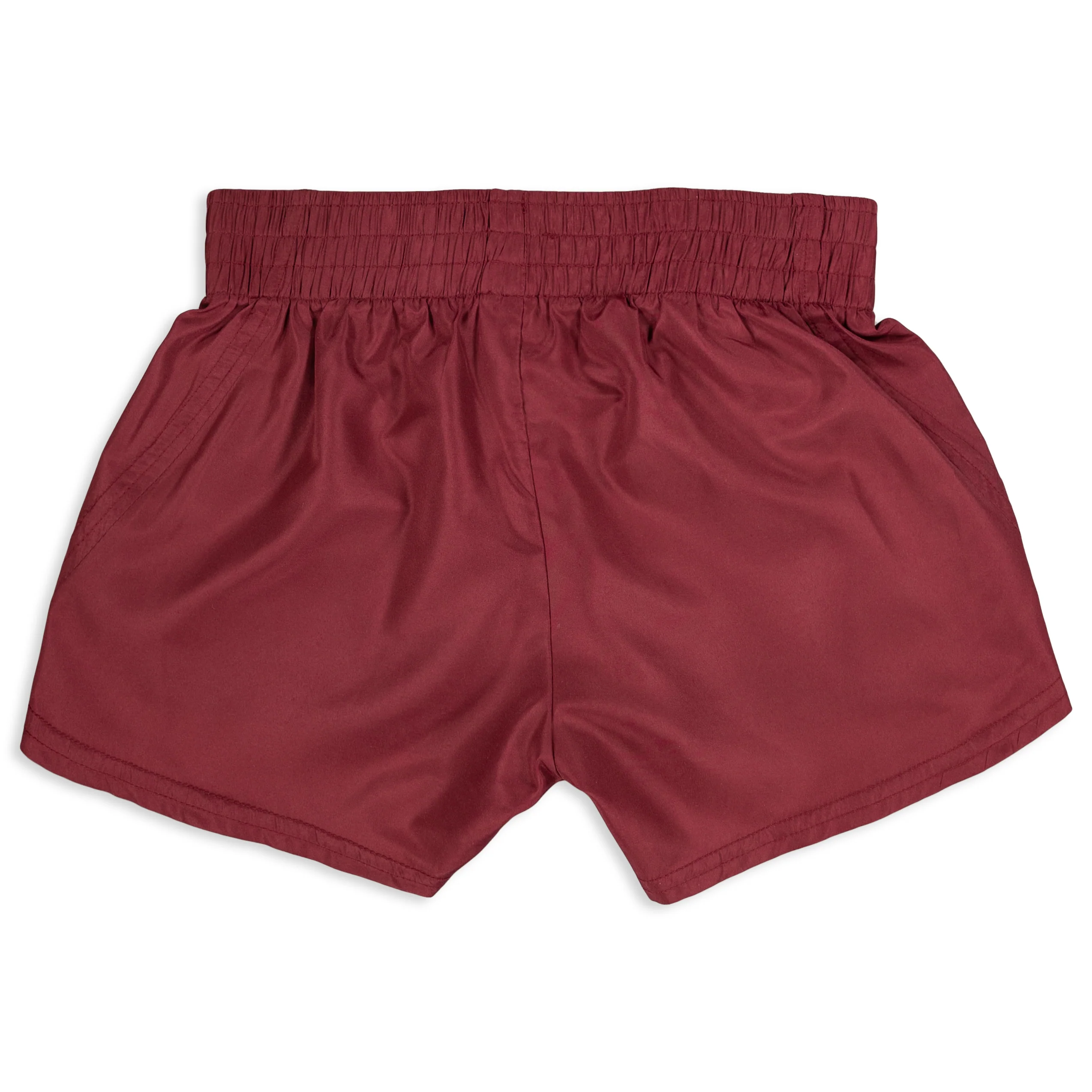 Azarhia Youth Girls Solid Short - Maroon - Image 2