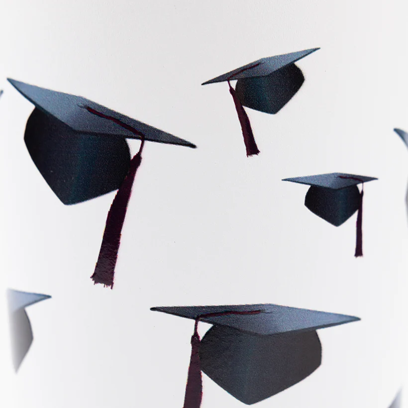 Graduation Cap Tumbler 16oz - Image 2