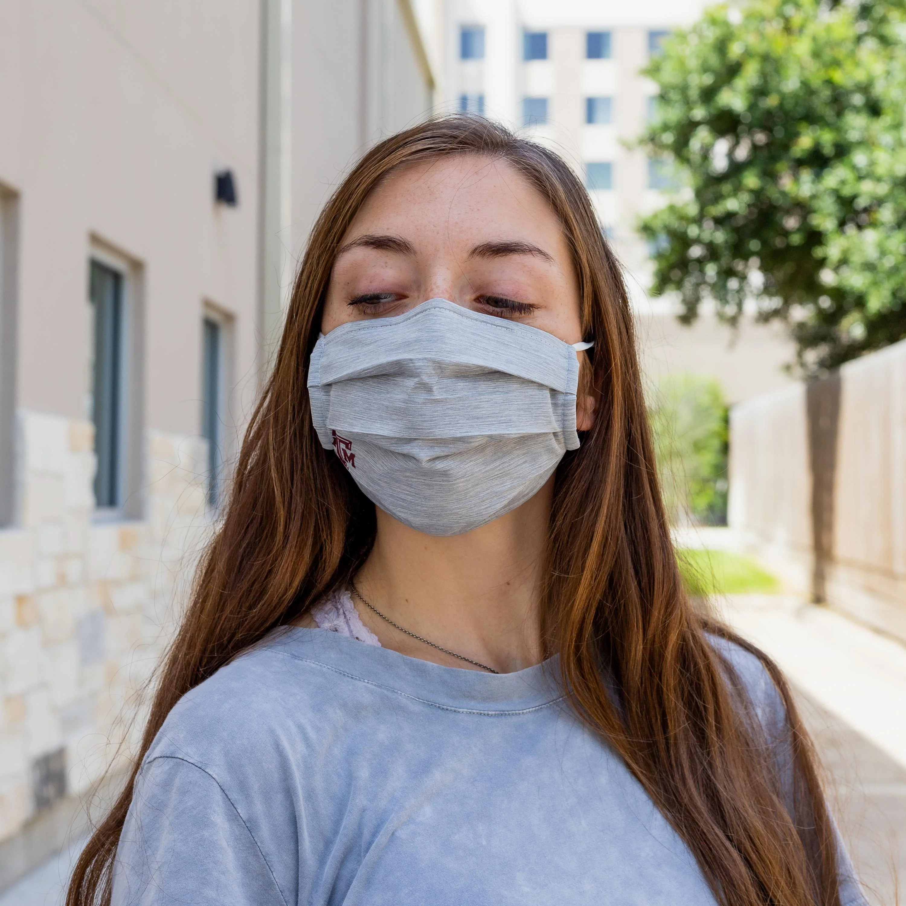Texas A&M Grey Cotton Mask - 3 Pack - Image 5