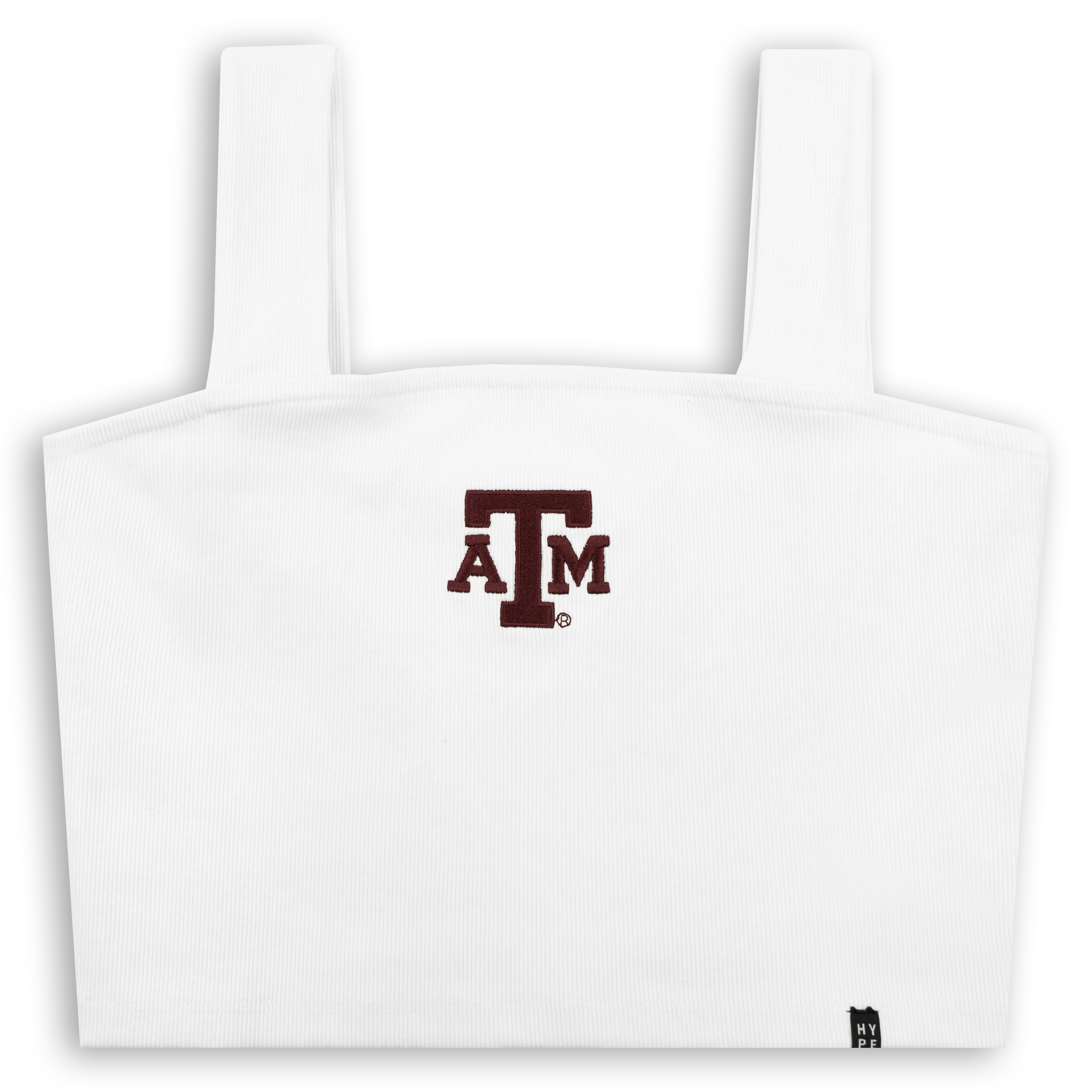 Texas A&M Hype & Vice White Halftime Crop Top