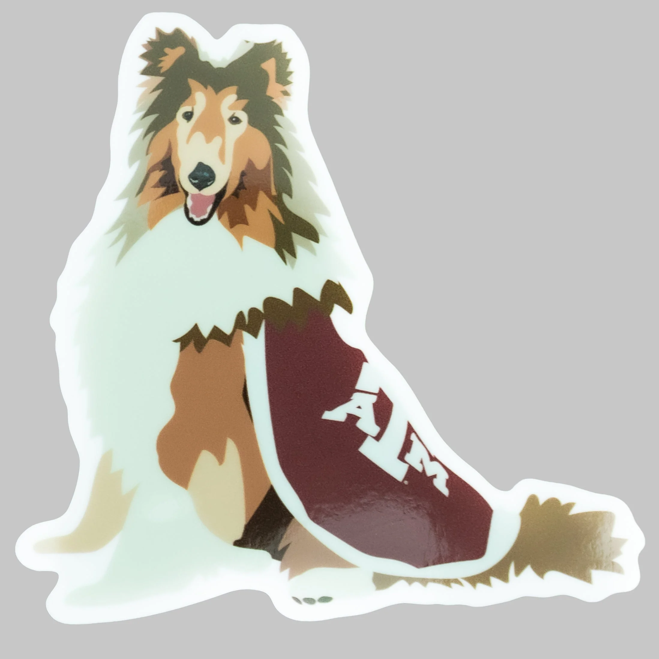 Texas A&M Hand Drawn Reveille Dizzler Sticker