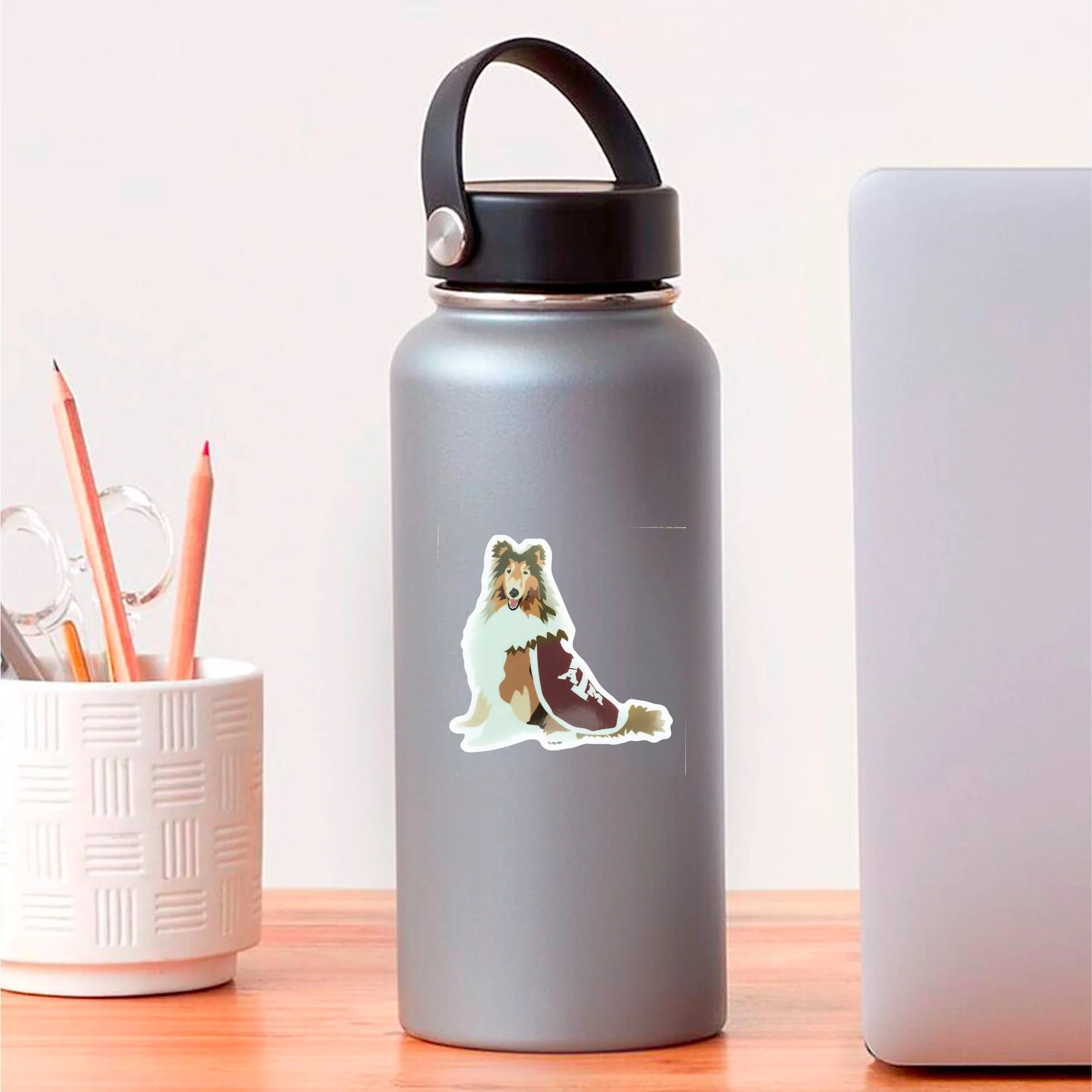 Texas A&M Hand Drawn Reveille Dizzler Sticker - Image 3