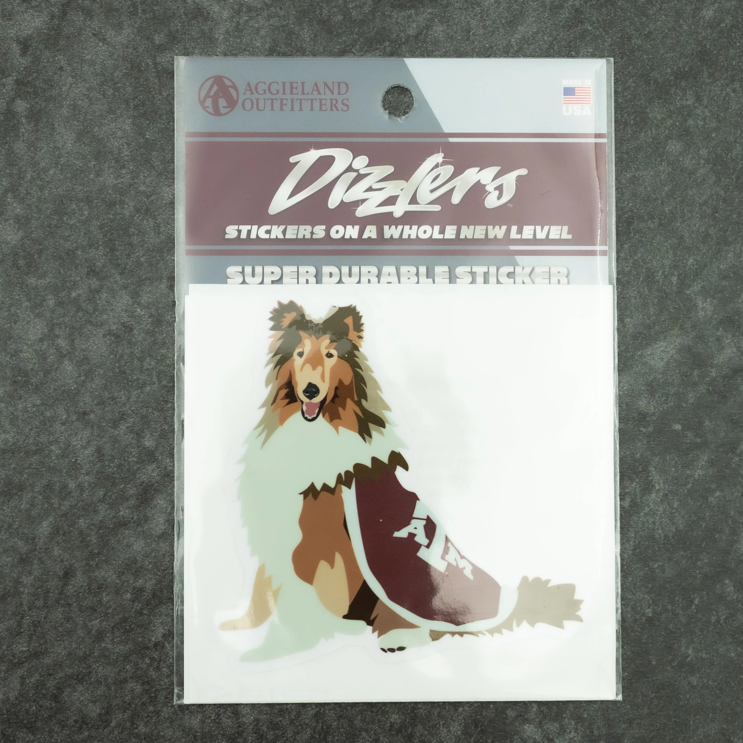 Texas A&M Hand Drawn Reveille Dizzler Sticker - Image 6