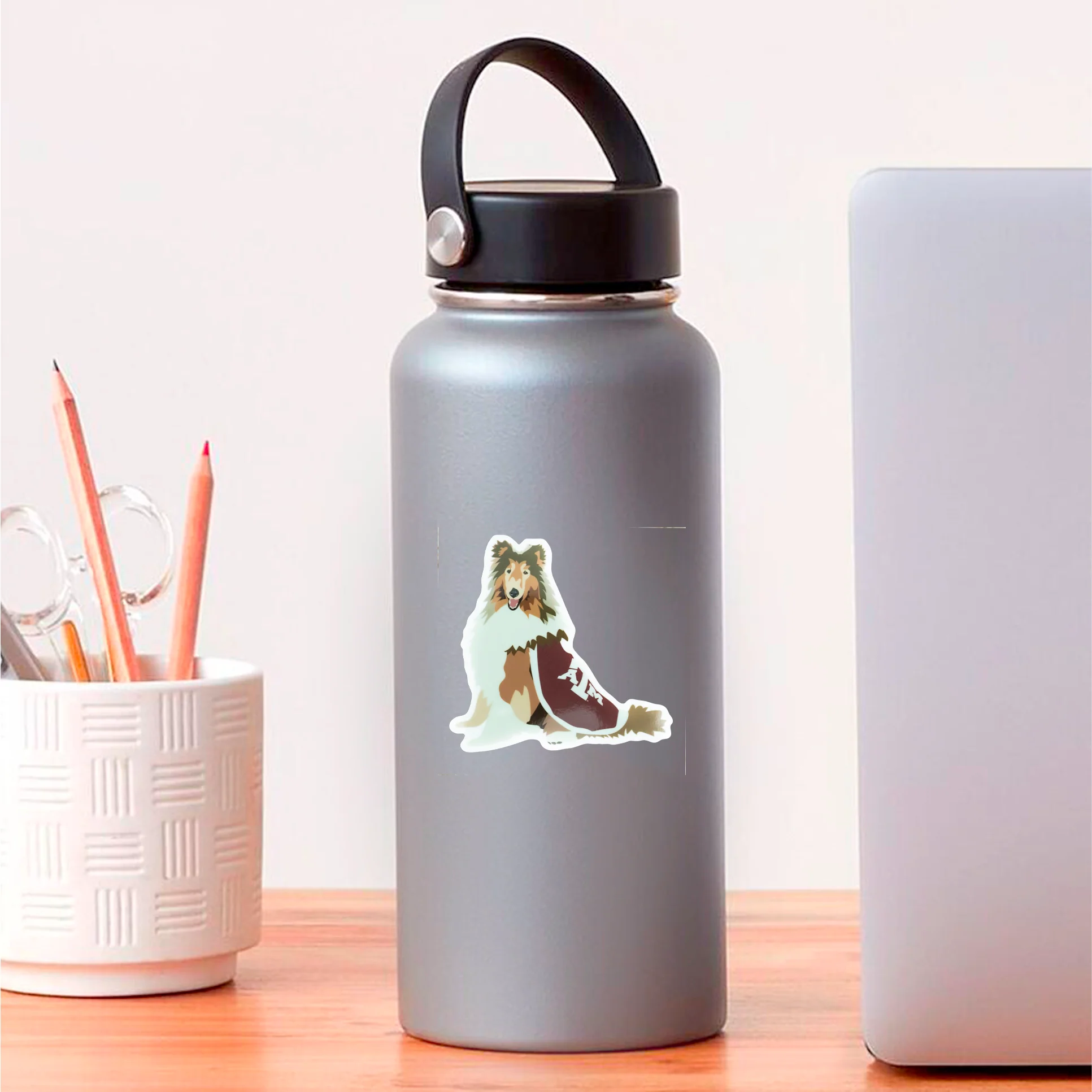 Texas A&M Hand Drawn Reveille Dizzler Sticker - Image 7