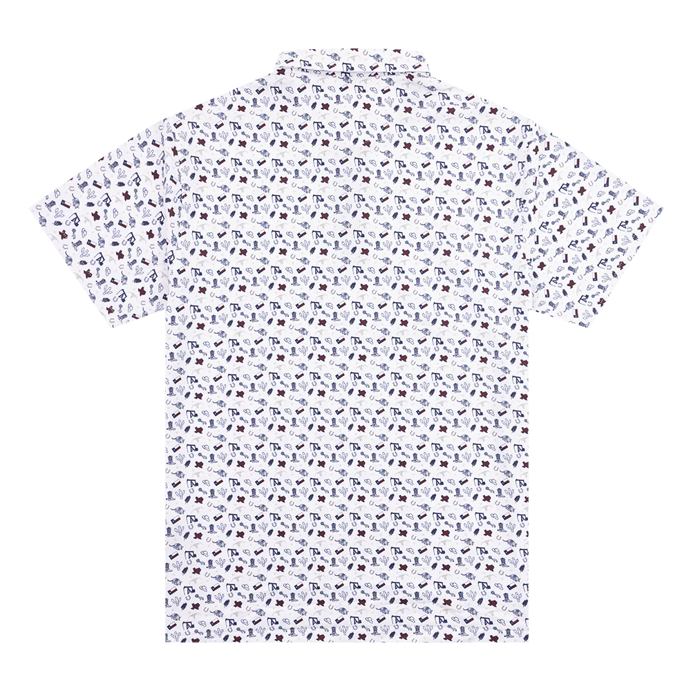 Horn Legend Texas Theme Polo - Image 3