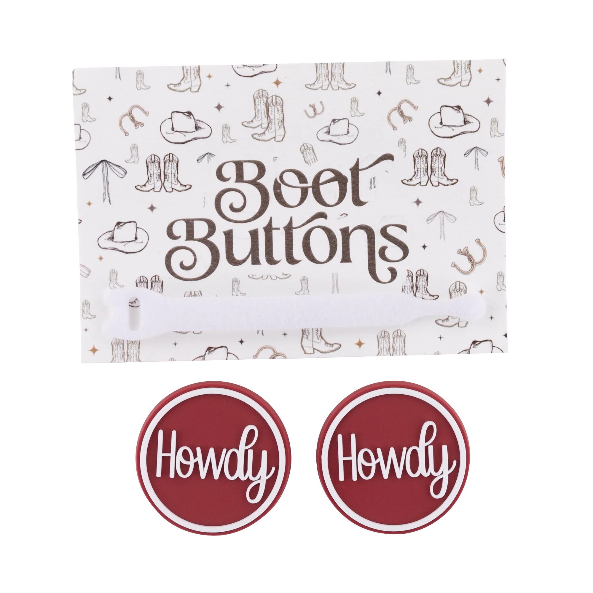 Howdy Boot Buttons - Image 3
