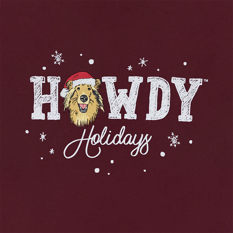 Howdy Holidays Youth T-Shirt - Image 3