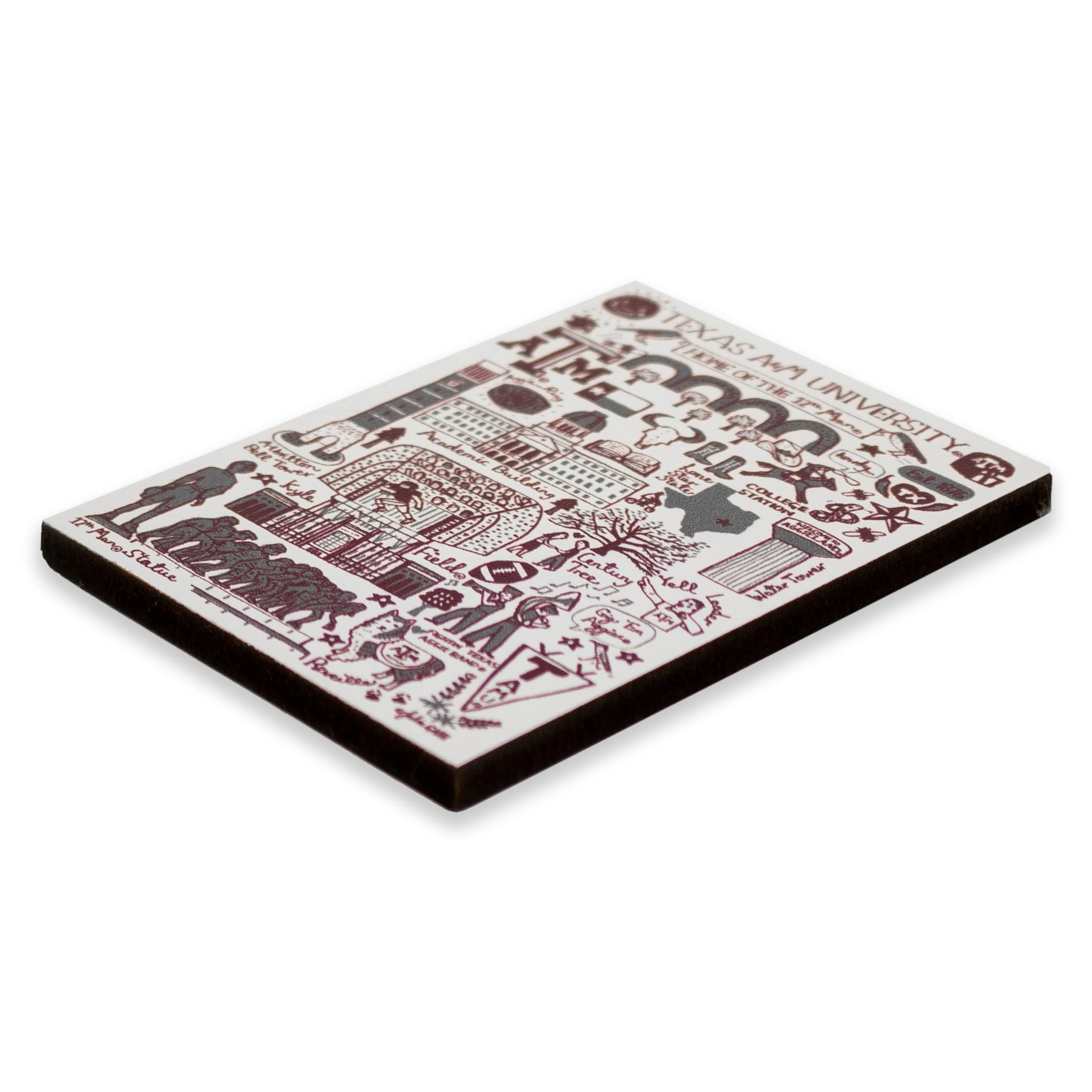 Texas A&M Julia Gash Jumbo Magnet - Image 7