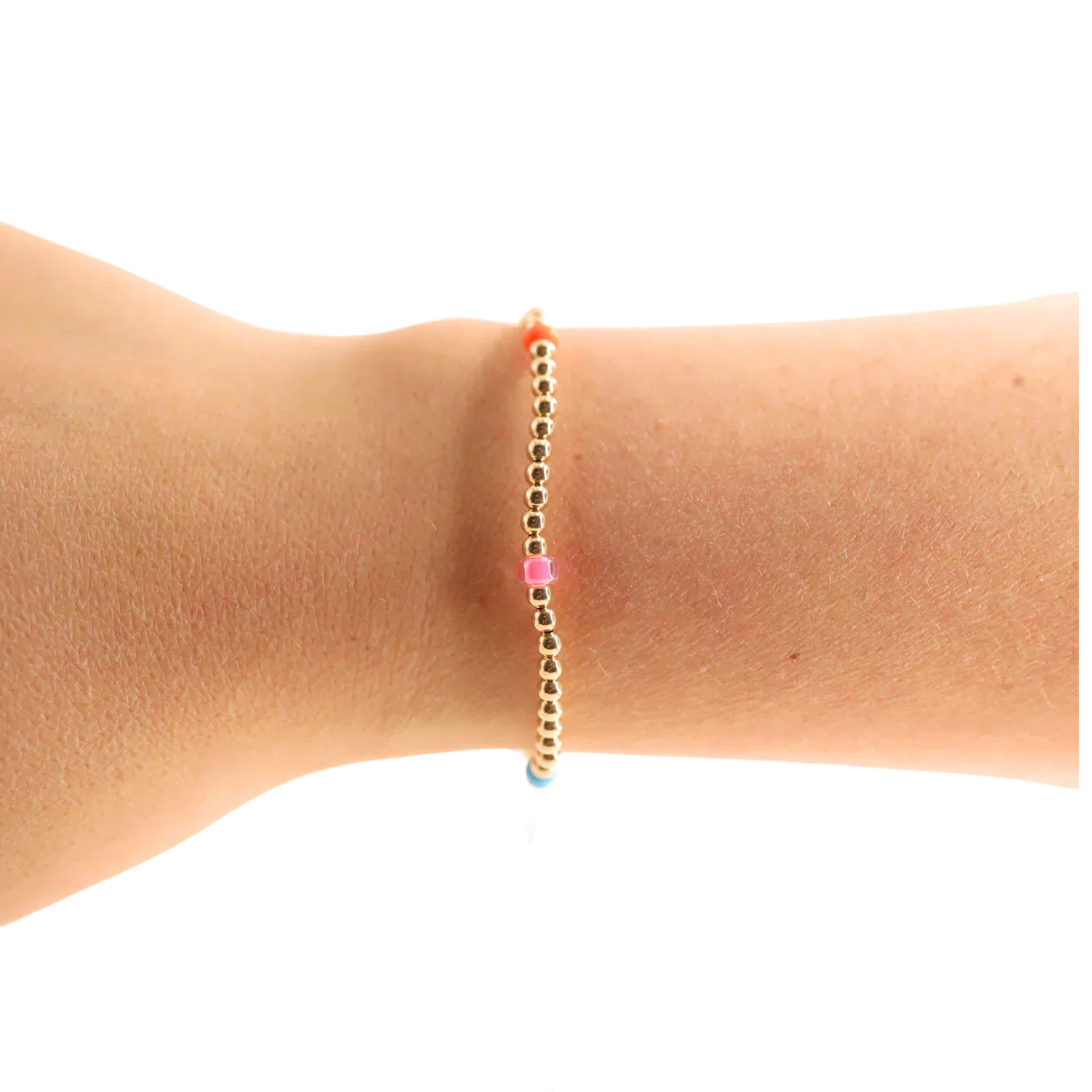 KIDS Confetti Beaded Blondes Bracelet - Image 2