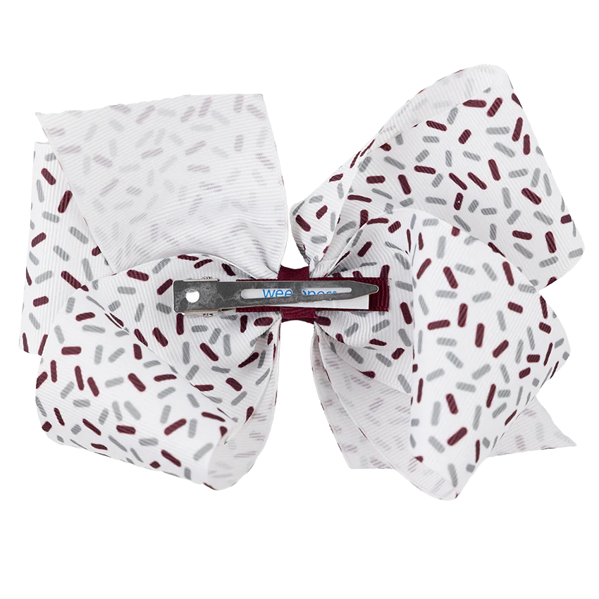 King Confetti Print Bow - Image 2