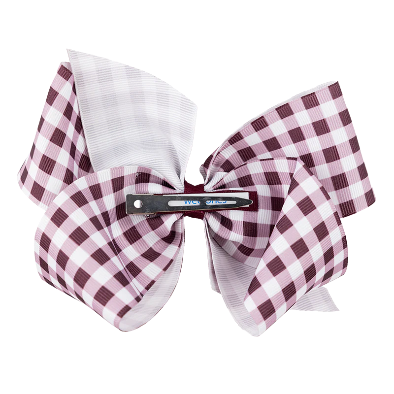 King Gingham Print Bow - Image 2
