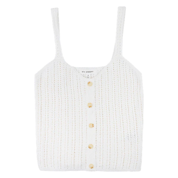 Knit Button Down Tank