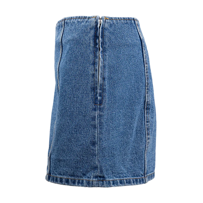 Le Lis Denim Straight Skirt - Image 3