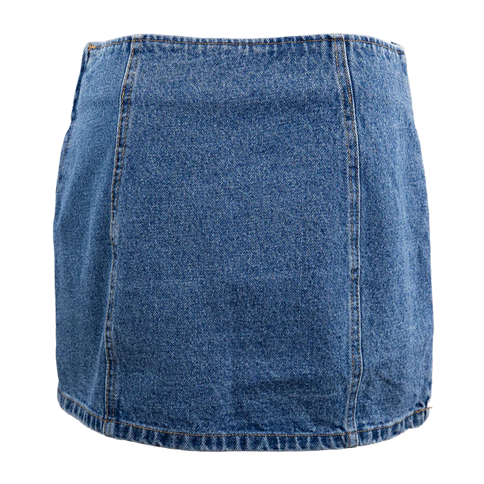 Le Lis Denim Straight Skirt - Image 5