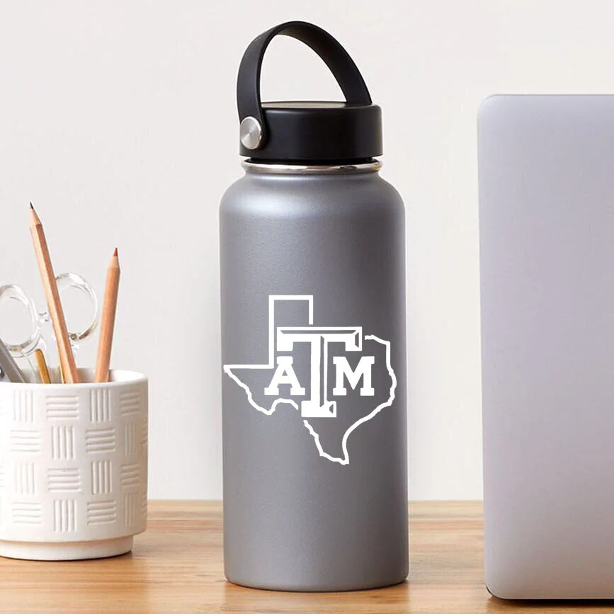 Texas A&M White Lone Star 3" Decal - Image 3
