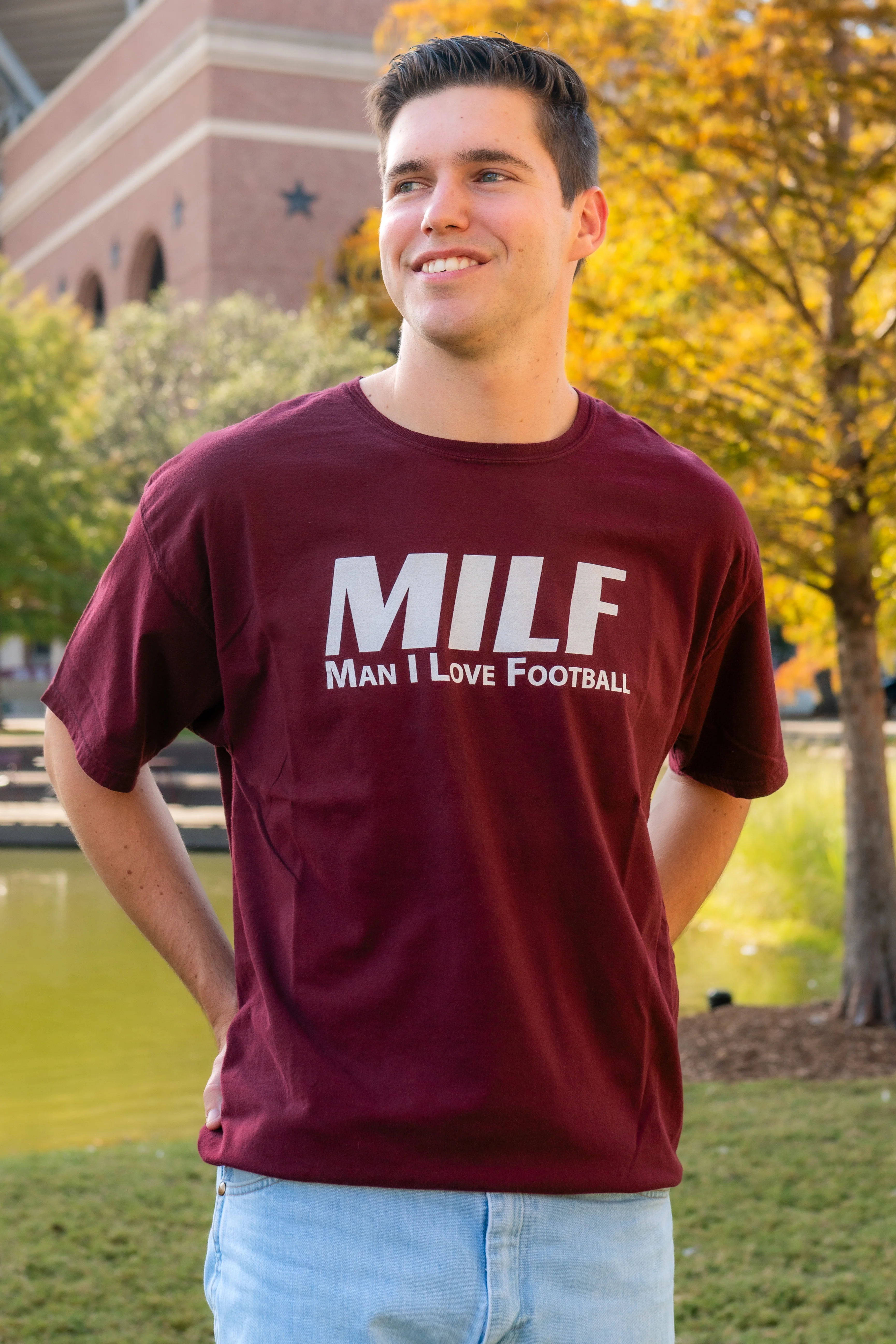Man I Love Football T-Shirt - Image 2