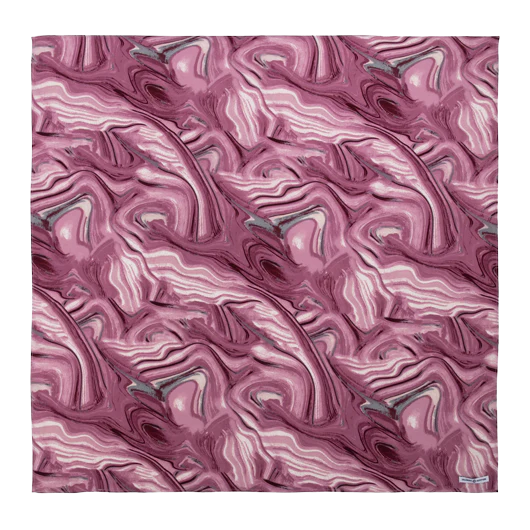 Maroon Marble Pattern Scarf