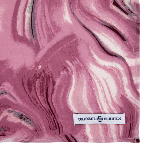 Maroon Marble Pattern Scarf - Image 3