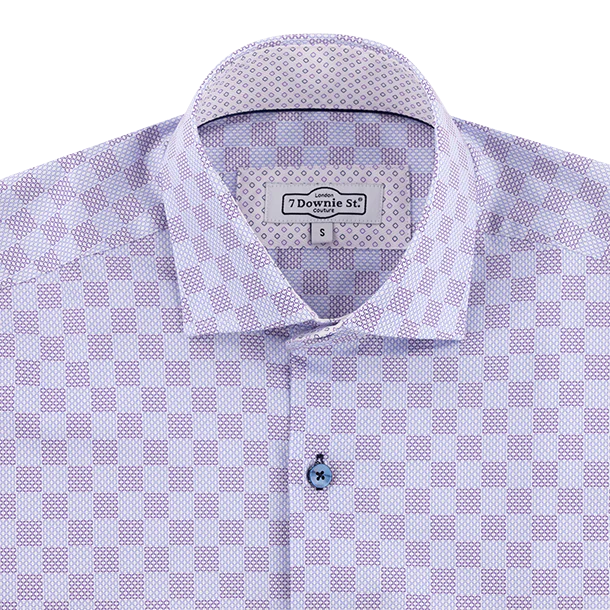 Maroon and Blue Checkered Button Down - Image 2