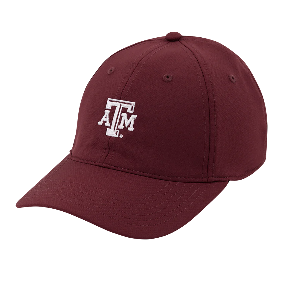 Texas A&M Maroon Beveled Performance Hat