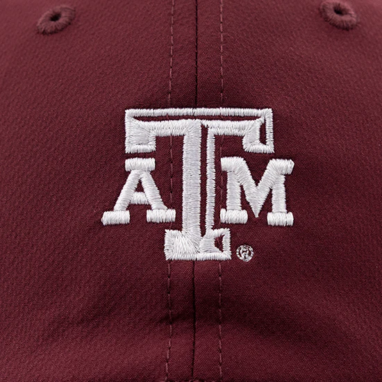 Texas A&M Maroon Beveled Performance Hat - Image 2