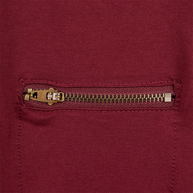 Maroon Collegiate Outfitters Front Pocket Tank Dress - Image 3