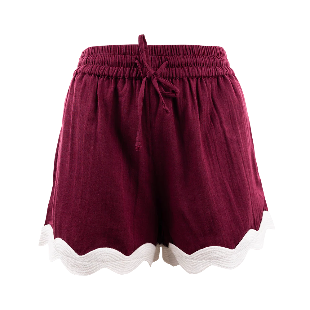 Maroon Gauze Rick Rack Set - Image 4