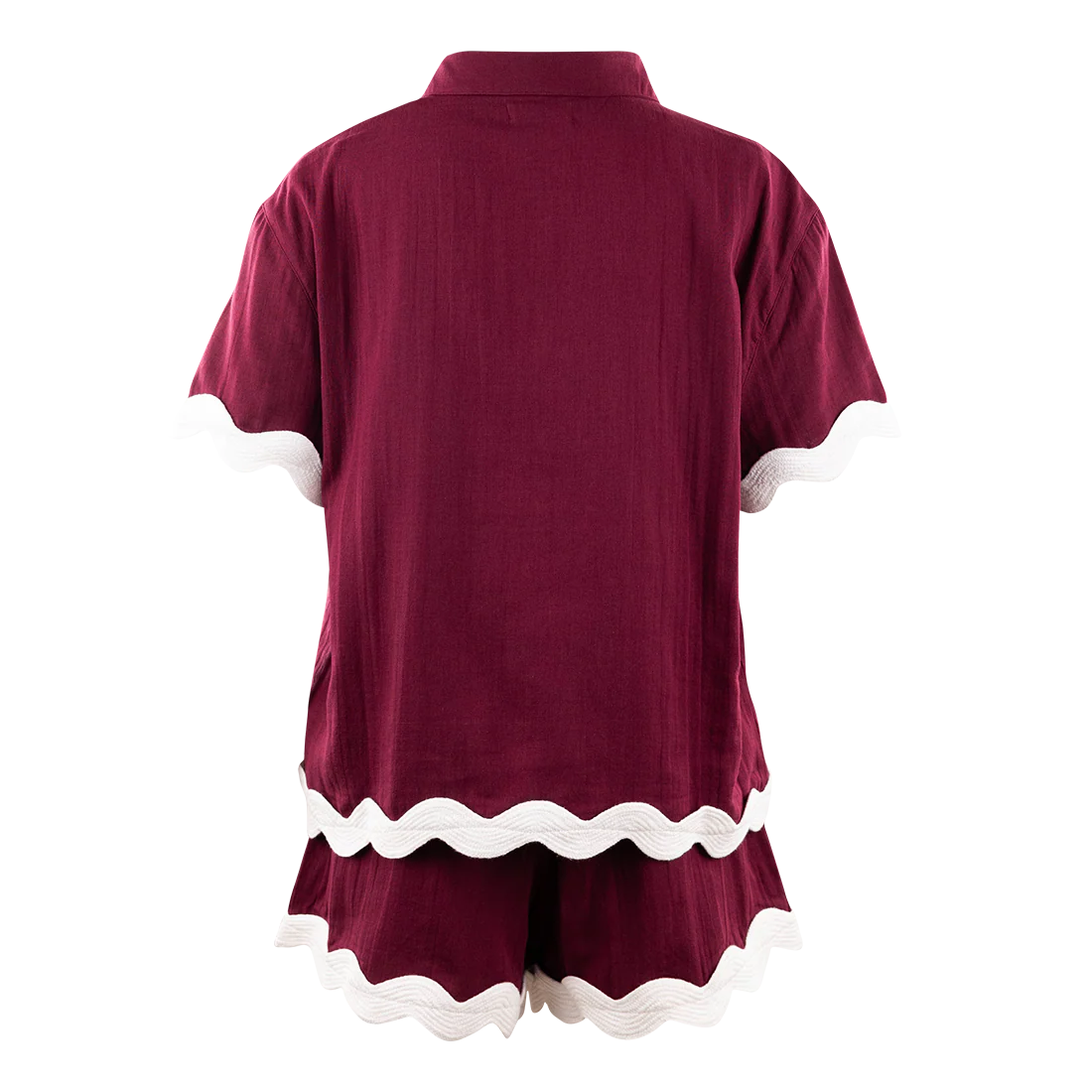 Maroon Gauze Rick Rack Set - Image 5