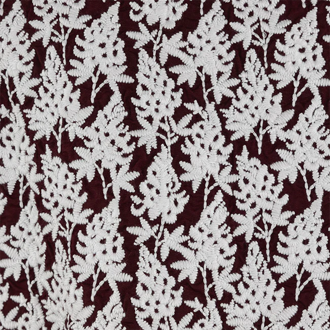 Collegiate Outfitters V-Neck Blouse with Embroidered Bluebonnets - Maroon - Image 4