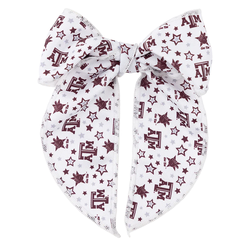 Texas A&M Medium Whimsy Tail Bow