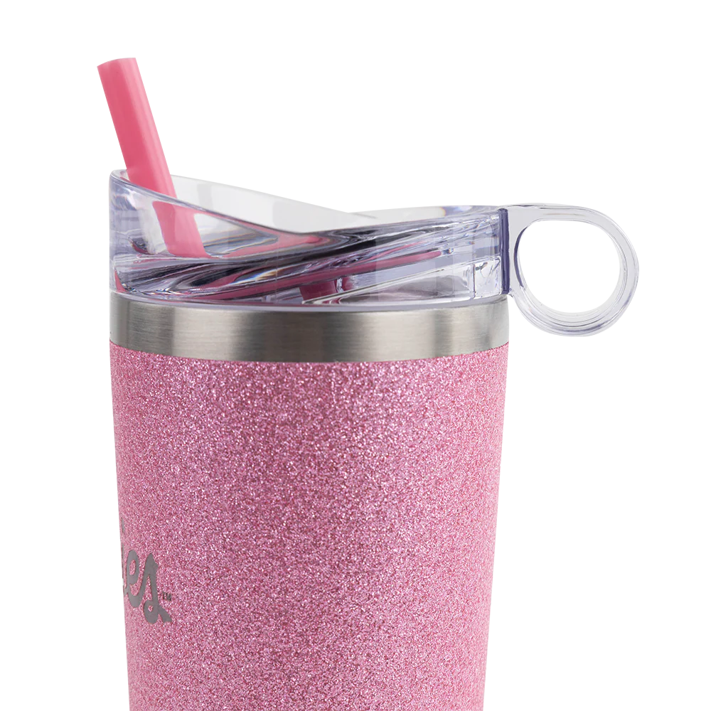 Script Aggies MyBevi 24 oz Vivid Sparkle Bottle - Pink - Image 5
