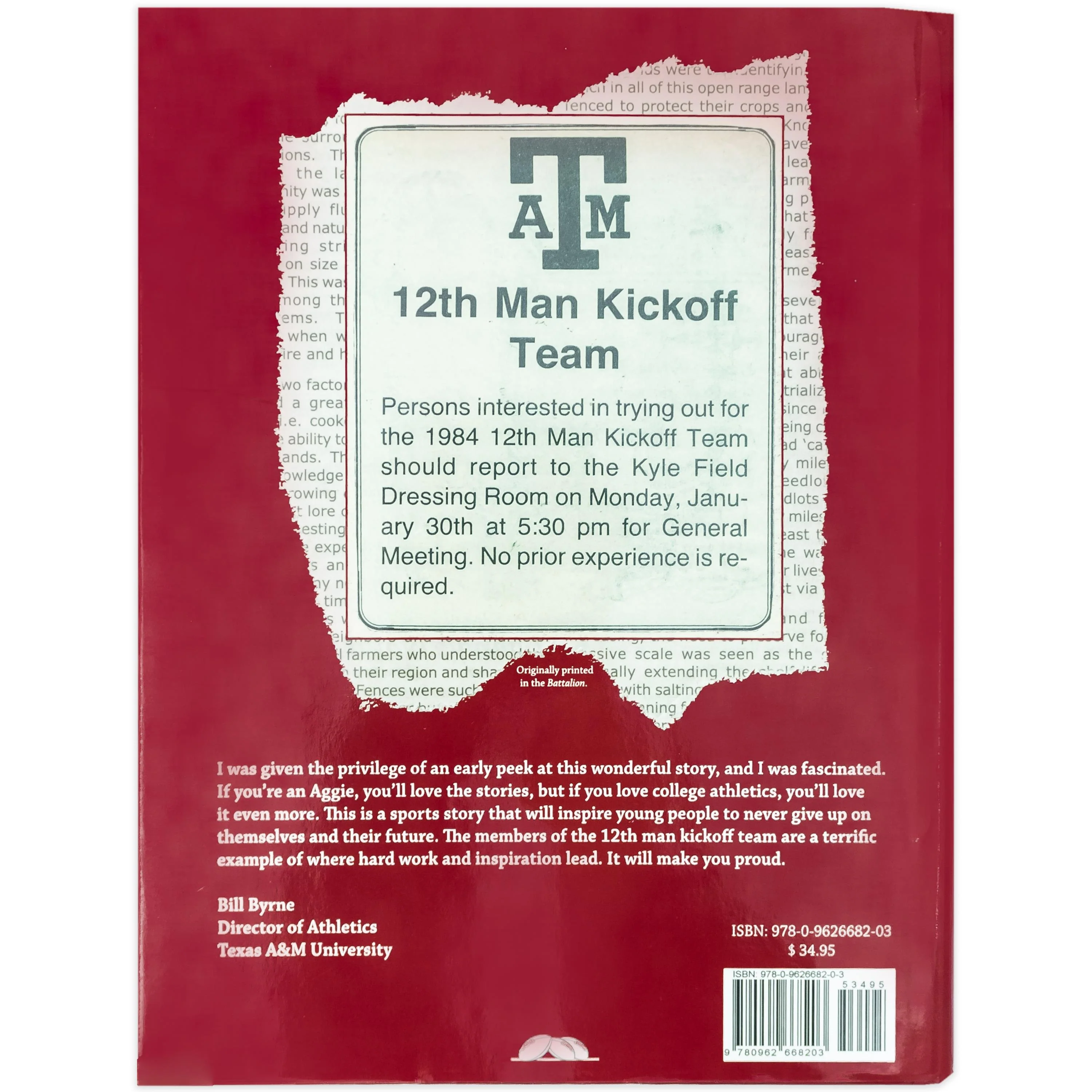 No Experience Required: Jackie Sherrill And Texas A&M'S 12th Man Kicko - Image 8