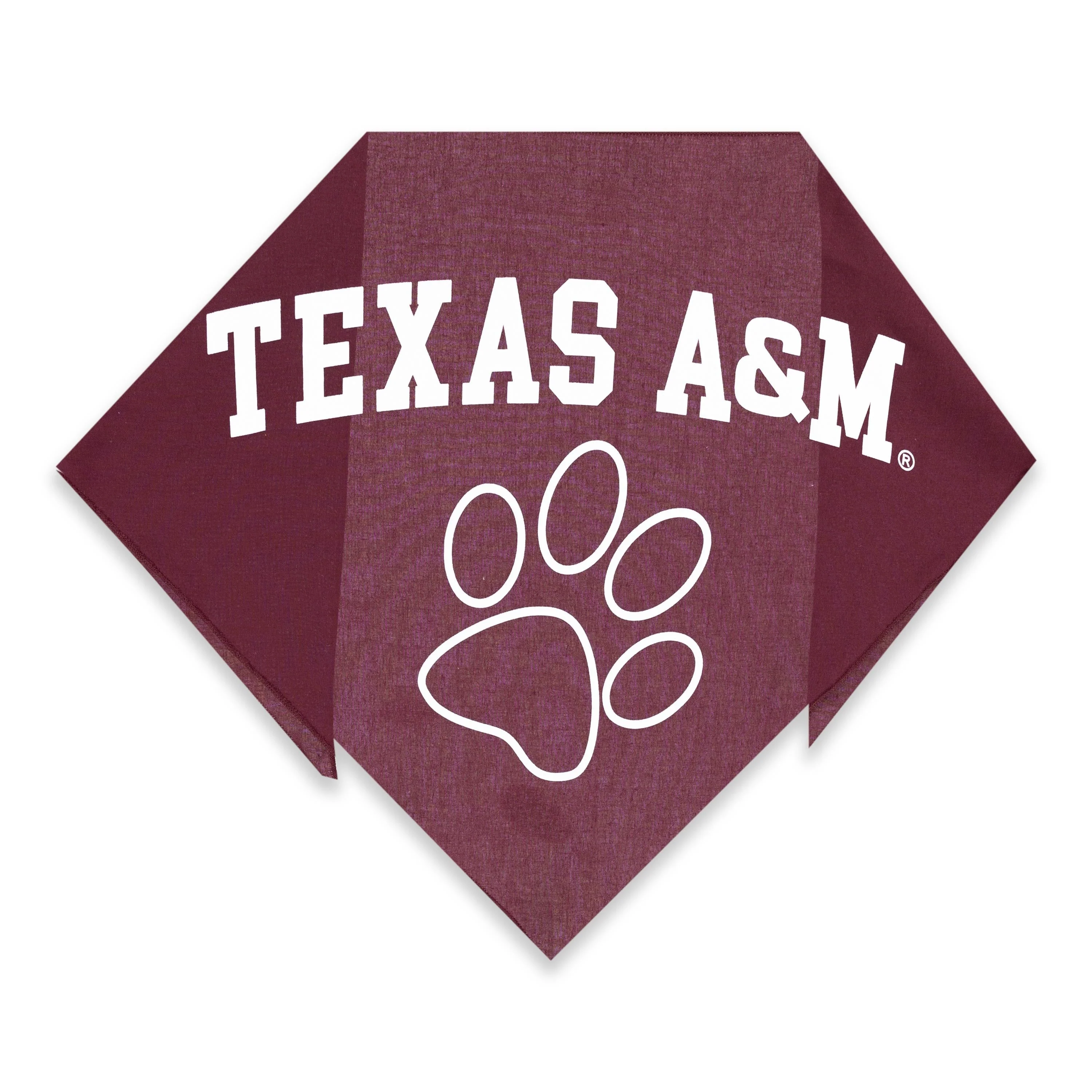 Texas A&M Large Triangle Pet Bandana