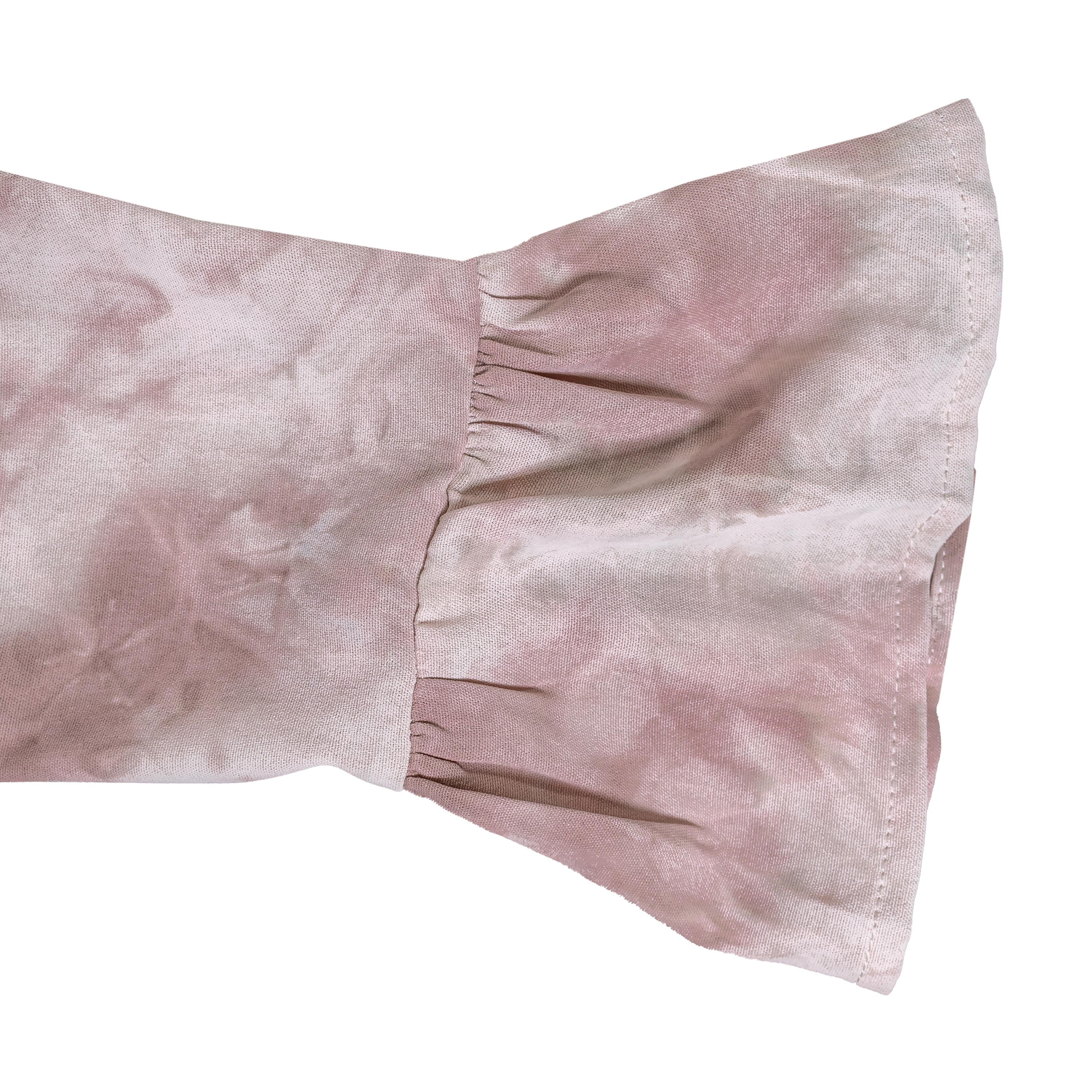 Mauve Puff Sleeve Dress - Image 3