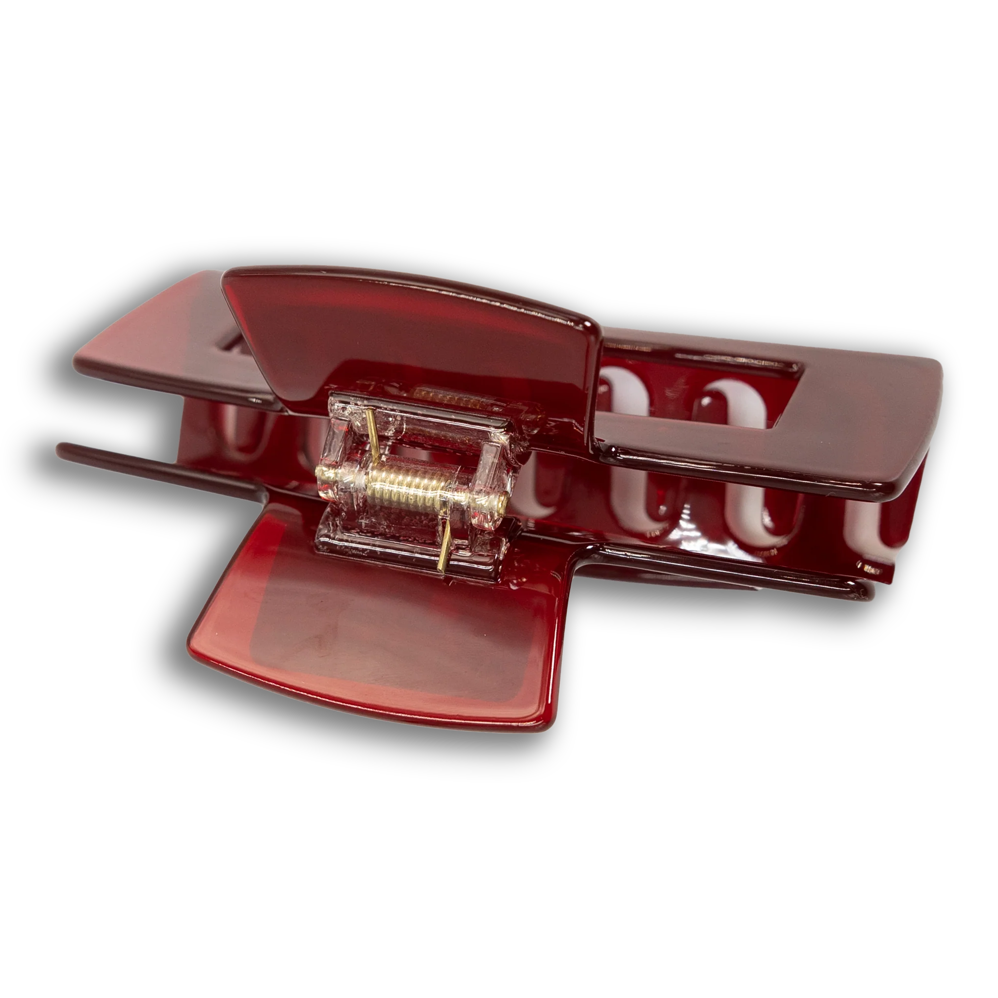 Maroon Rectangular Claw Clip - Image 5