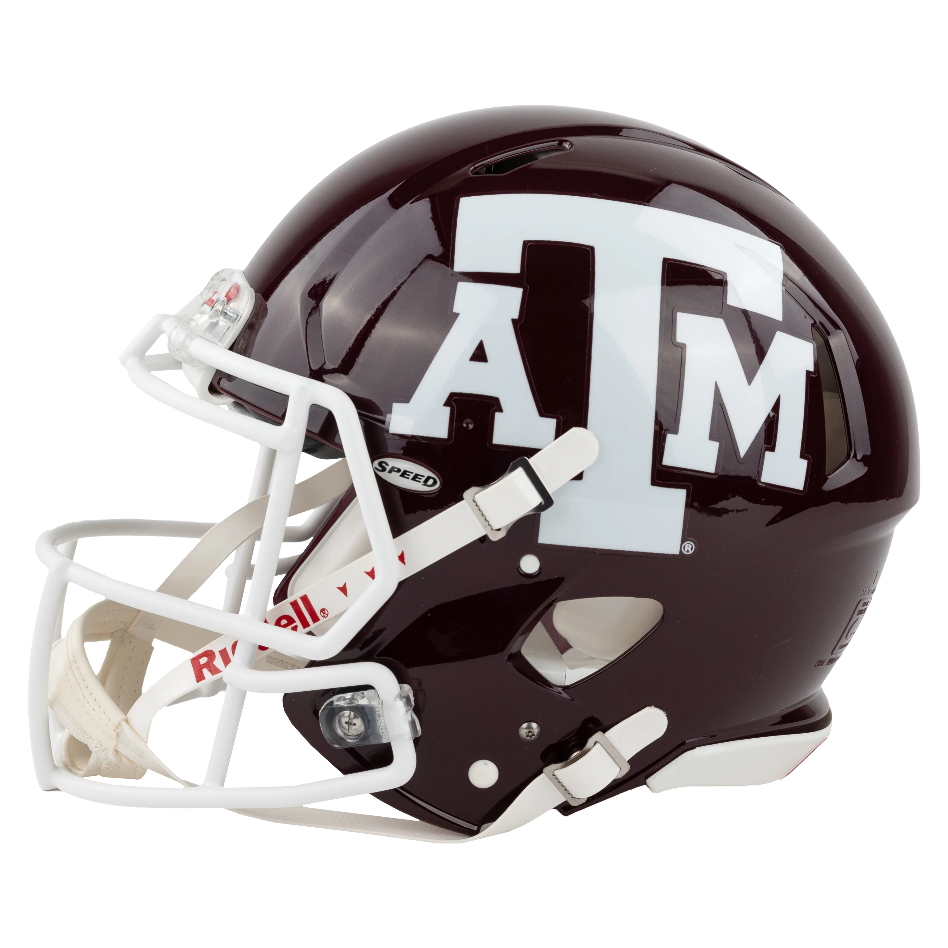 Riddell Texas A&M Speed Authentic Football Helmet - Image 2