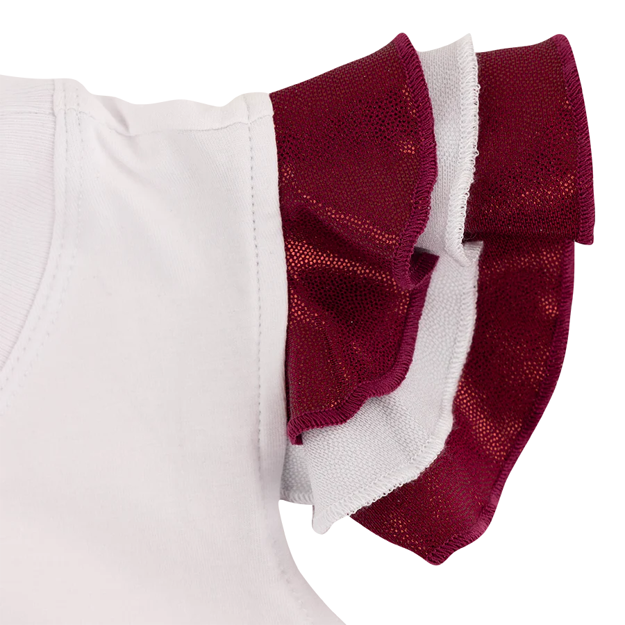 Ruffle Sequin Cheer Top - Image 3